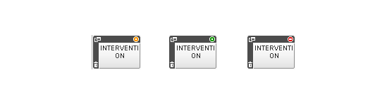 New state indicator of the event validations